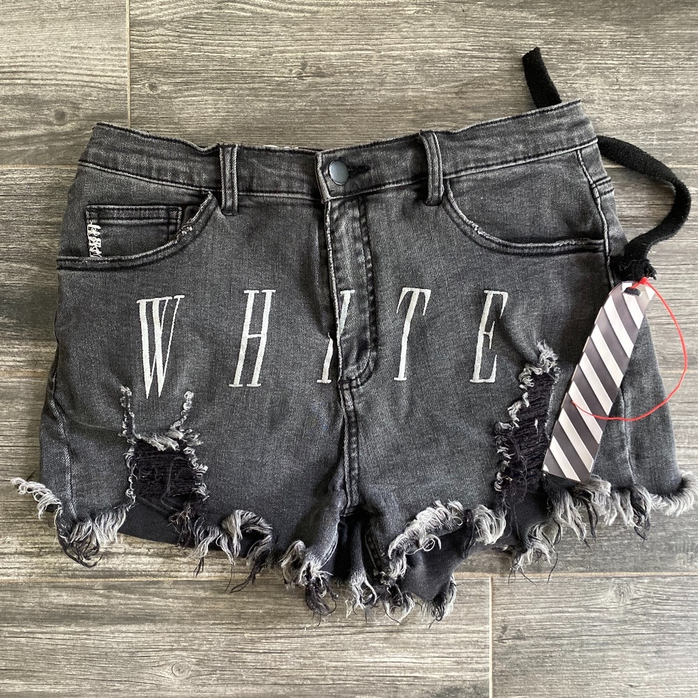 Off-White Virgil Abloh Women’s Jean Shorts - Never Worn